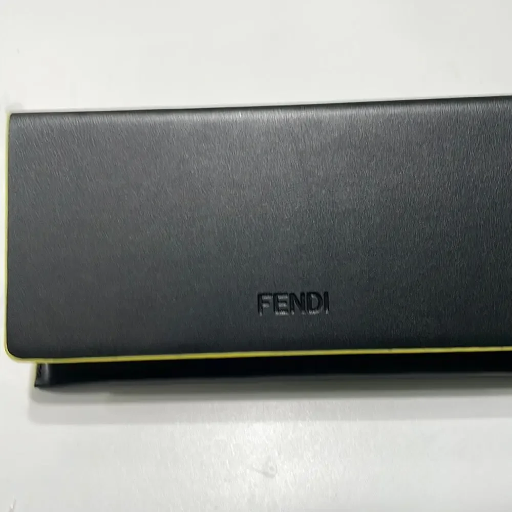 Fendi 53mm Cat Eye Sunglasses black and blue stripes